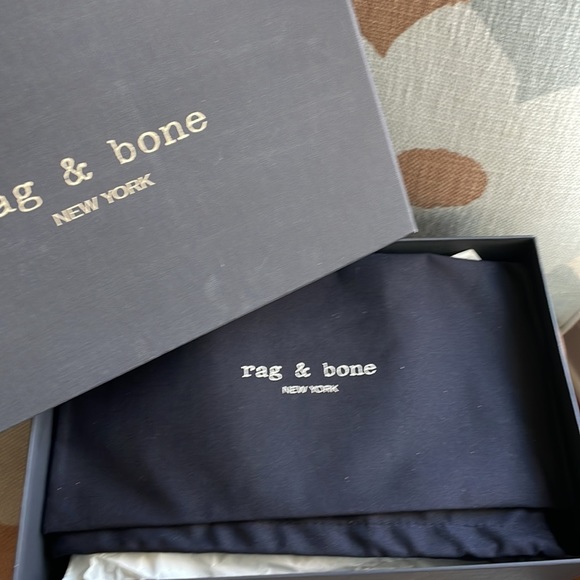 RAG & BONE Shaw Mule Wedge Sandals in Macaroon Rose - Picture 11 of 15